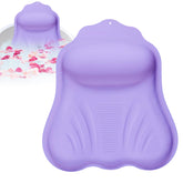 Jalopink luxury bath pillow with 4D cushion supports head and neck for comfort