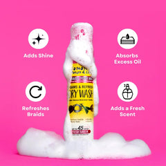 Jamaican Mango & Lime Braids Your Way Dry Wash travel-friendly usage on-the-go.