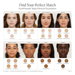 Jane Iredale Purepressed Base Refill close-up reveals micronized minerals for weightless coverage.