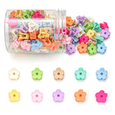 Clips JANFUN de flor mini para peinados rápidos y coloridos.