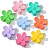 JANFUN pinzas de flores grandes para todo tipo de cabello, sujeción duradera