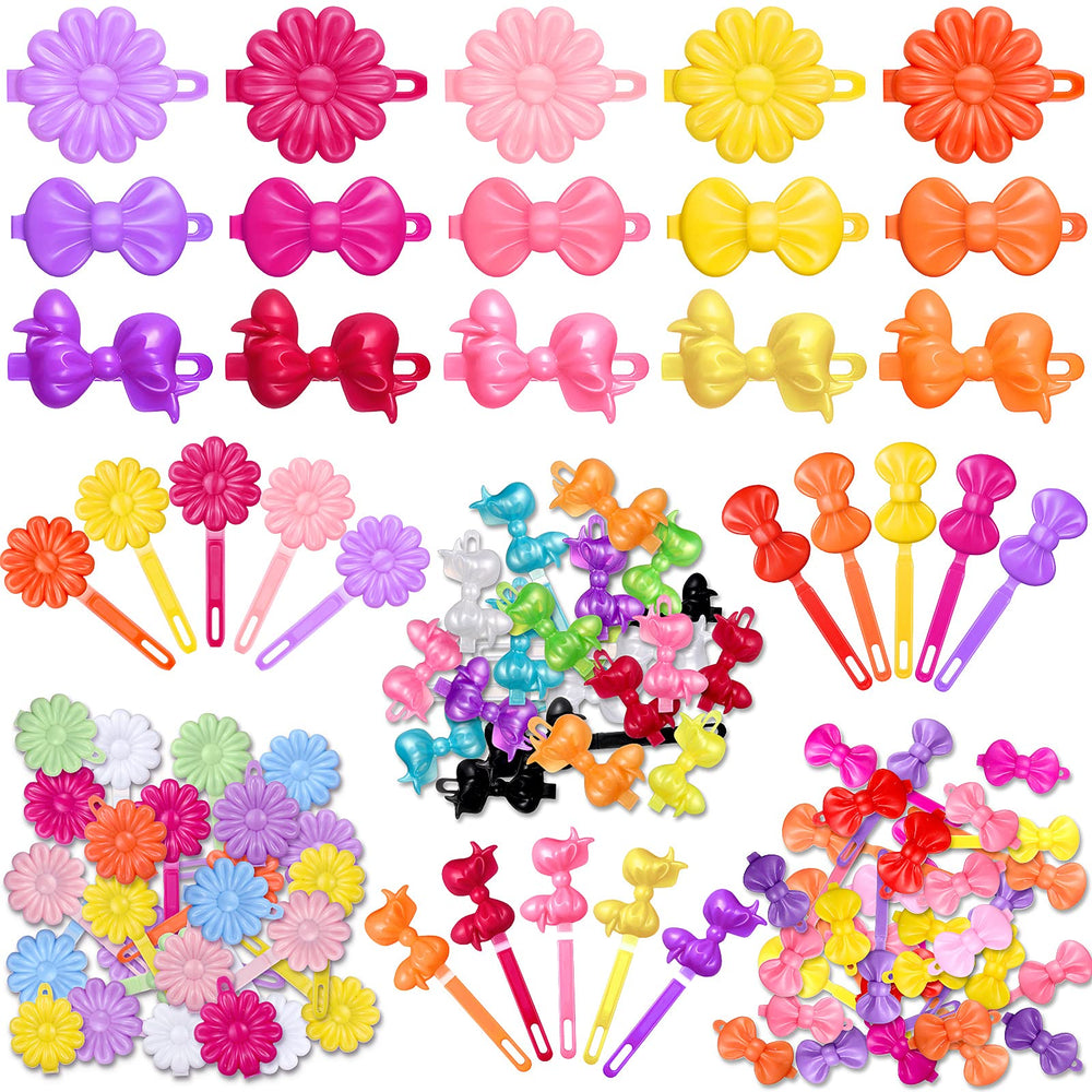 Clip de cabello Janinka 72 piezas, variedad de formas, ideal para peinados diarios y creativos.