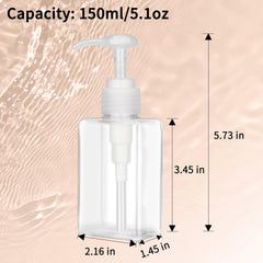 Jansburg 150ml pump dispenser top cap close-up showing reliable mechanism.