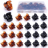 JANYUN 48pc mini hair clips in a box for everyday styling and replacements