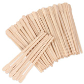 JANYUN wooden eyebrow wax stick with handle for precise brow shaping.