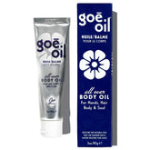 Jao Goē Oil bottle closeup for all-over hydration with plant-based formula.