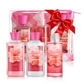 Conjunto spa japonesa flor de cerezo: gel de ducha, aroma fresco para empezar el día