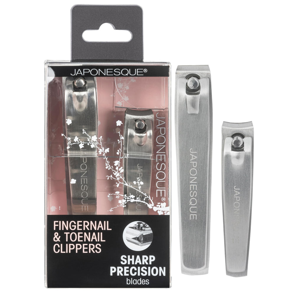 JAPONESQUE fingernail clipper closeup with precision blades for clean trims.