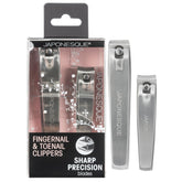 JAPONESQUE fingernail clipper closeup with precision blades for clean trims.