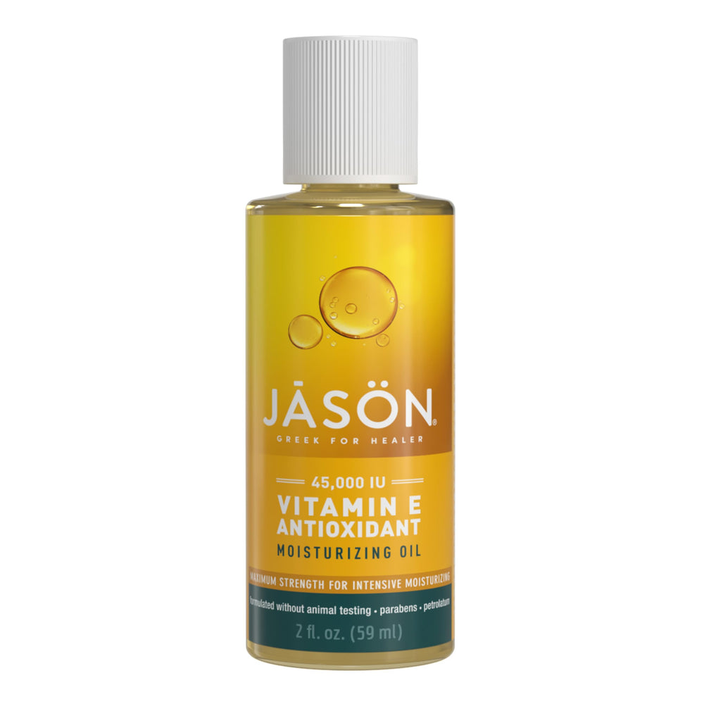 JASON Aceite hidratante Vitamina E 45000 UI en botella para piel seca