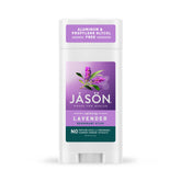 Jason Desodorante Lavanda Calma en barra, protección duradera contra olores.