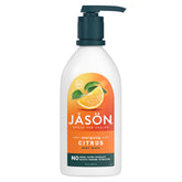 JASON gel de ducha cítrico energizante en botella para limpieza suave y energía matutina