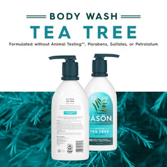 JASON gel ducha árbol de té, espuma cremosa para uso diario