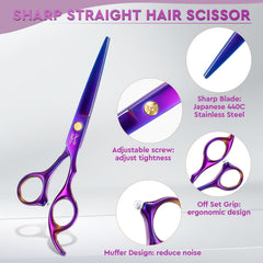 JASON scissors with adjustable screw for personalized tension