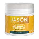 Crema hidratante JASON Vitamina E 5000 IU para rostro y cuerpo, uso diario suave.