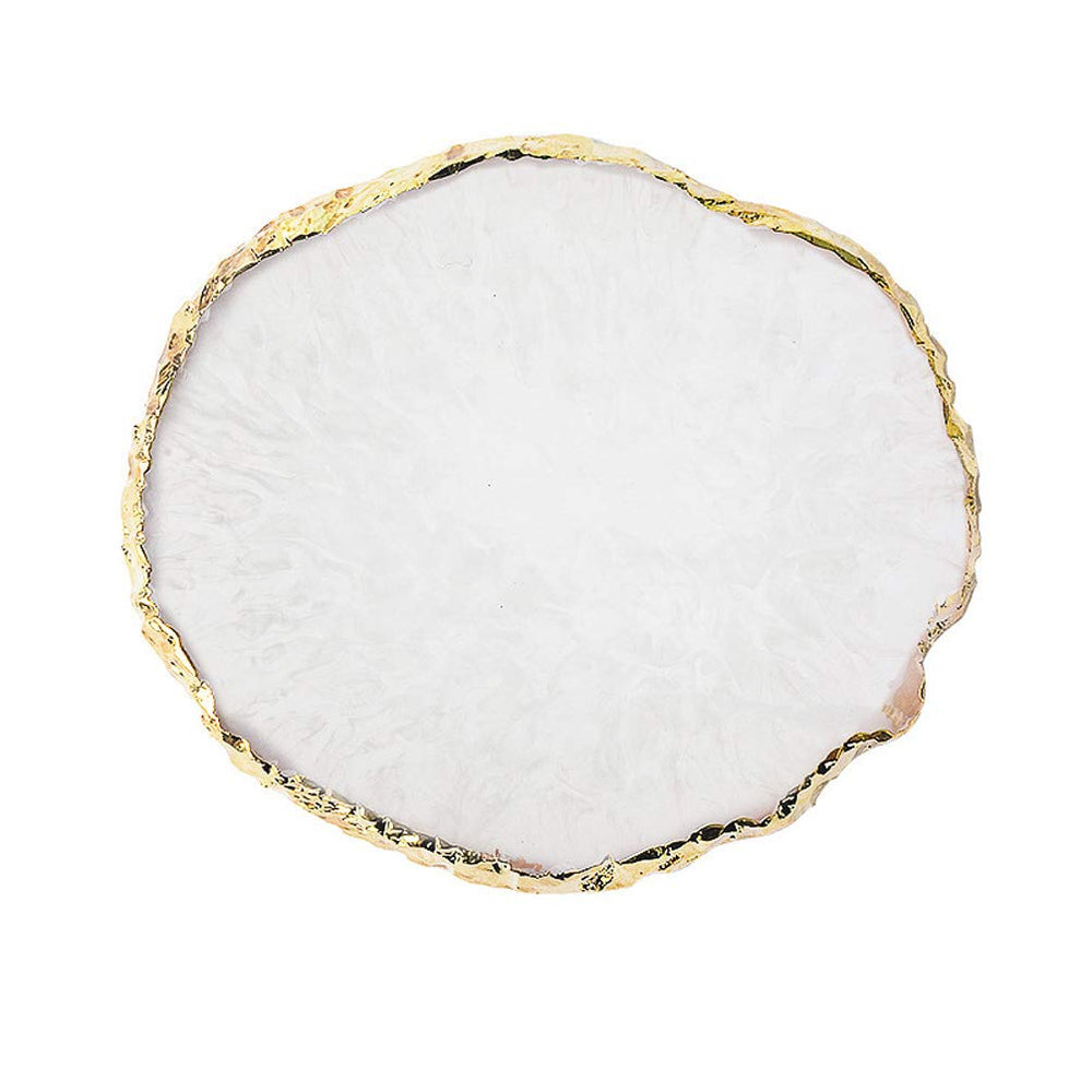 JASSINS resin nail art palette in white finish for precise color mixing.