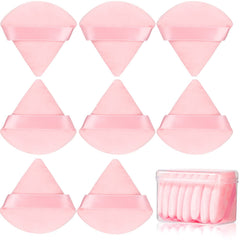 JASSINS triangle powder puff for precise foundation and concealer application with smooth finish.