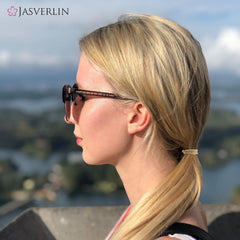 Elásticos de pelo sin metal de JASVERLIN reducen tirones