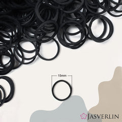 Gomas de pelo JASVERLIN duraderas y flexibles para peinados sin roturas.