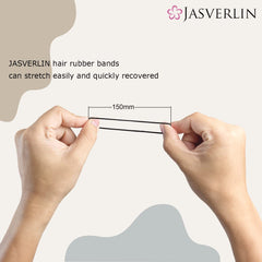 Gomas JASVERLIN para coletas, ideales para peinados diarios.