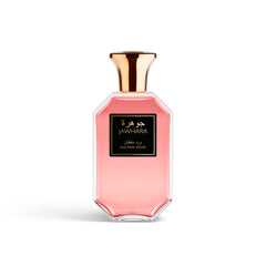 Jawhara Sultan Rose bottle showcases elegant packaging for daily unisex wear