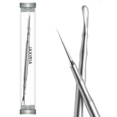 Jaxiria pointed blackhead removal tool front view for precise extraction.