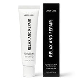 JAXON LANE Relax and Repair bottle front view, daily anti-aging moisturizer for men.