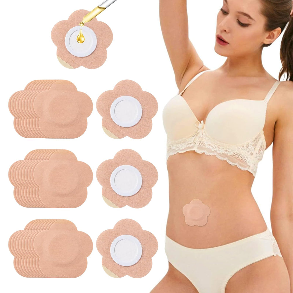 Parche Jconly con aceite de ricino en forma de flor para uso cómodo
