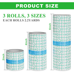 Jconly tattoo bandage 2-inch roll applying on skin with precision