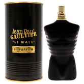 Jean Paul Gaultier Le Male Le Parfum bottle front, amber-vanilla allure for evening wear.