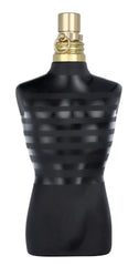 Jean Paul Gaultier Le Male Le Parfum outer box highlighting luxe gifting appeal