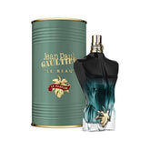 Jean Paul Gaultier Les Males de Le Beau Intense bottle for elegant evenings and confident presence.
