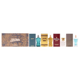 Jean Paul Gaultier miniatures set for men, 4pc pack shot, ideal for gifting and travel