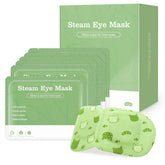 Jekeno Steam Eye Mask en caja de 16 unidades para relajación y sueño.