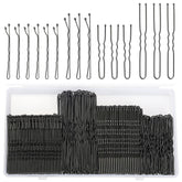 Jelara black wavy 2-inch bobby pins secure stylish updos.