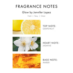 Jennifer Lopez Glow label, refined branding for premium fragrance look