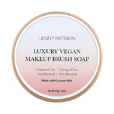 Jenny Patinkin makeup brush soap bar cleanses brushes gently for all bristle types.