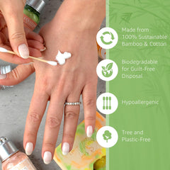 Jenvita double-tipped ear swabs for versatile cleansing and skincare routines.