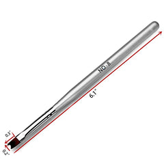 JERCLITY brush with metal stamping for secure tip construction