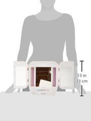 JERDON vanity mirror offers four light settings for accurate color under different lighting.