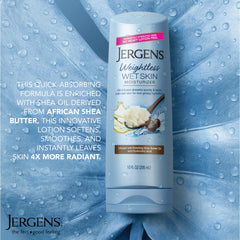 Crema corporal en ducha de Jergens para piel suave al salir