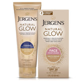 Jergens Glow cara diario SPF20: hidratación y color natural.