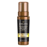 Mousse bronceado profundo Jergens Instant Sun, color natural y uniforme.
