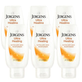 Jergens Ultra Healing, frasco de 3 onzas, hidratación profunda visible.