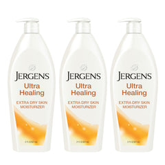 Jergens Ultra Healing, envase-aplicacion-suave, facilita una aplicación controlada y agradable.