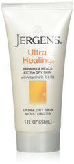Jergens Ultra Healing Lotion envase de viaje para piel extra seca, hidratación rápida