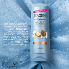 Morocco-origin Argan Oil nourishes dry skin in Jergens formula.