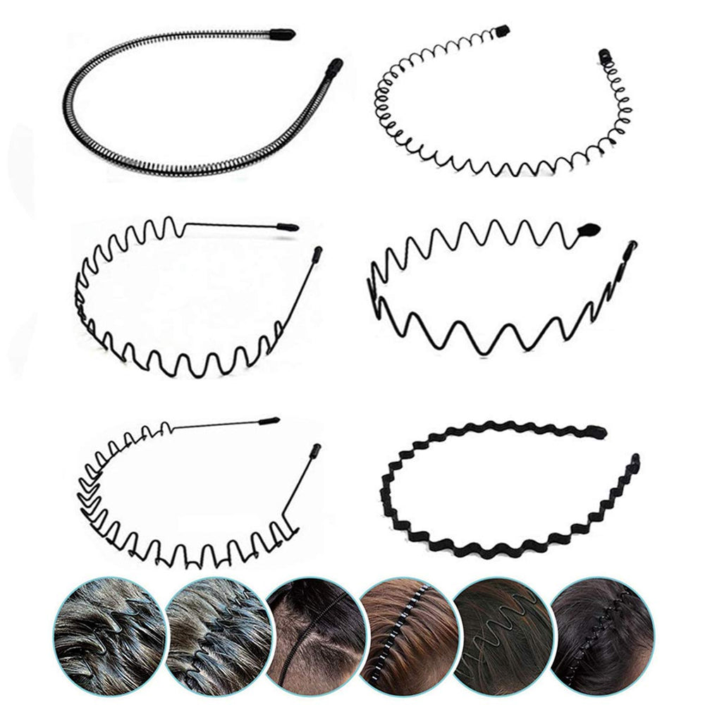 JERLITU metal headband pack offers six versatile styles for everyday wear.