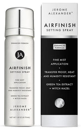 Jerome Alexander MagicMinerals AirFinish, botella frontal, acabado ligero y mate para maquillaje duradero.