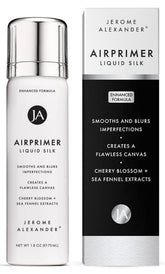 Jerome Alexander MagicMinerals LiquidSilk Air Primer, rociado suave para preparar la piel.